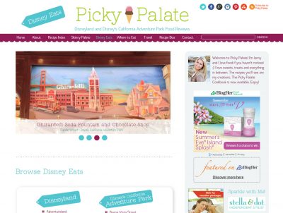 Website Design for Disney Eats by Swank Web Design