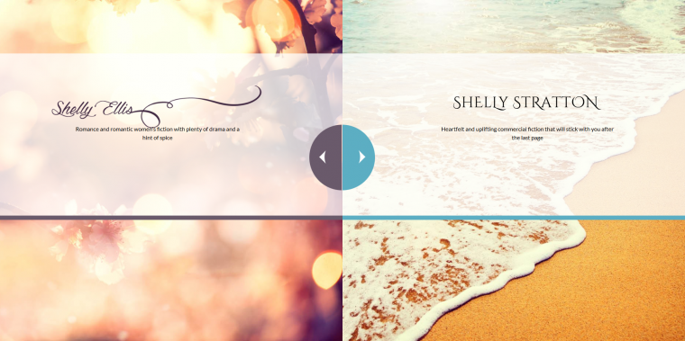 Website Design for Author Shelly Ellis/Shelly Stratton by Swank Web Design