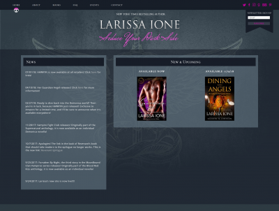 Romance Author Larissa Ione