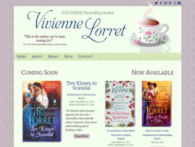 Romance Author Vivienne Lorret