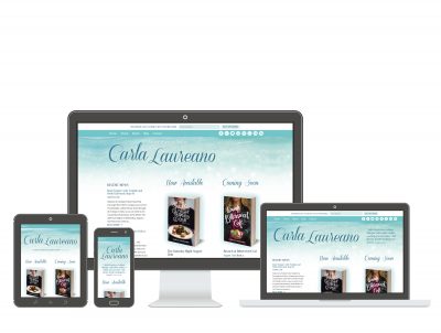Responsive Website Design for Author Carla Laureano by Swank Web Design