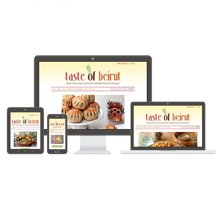 Responsive Website Design for Taste of Beirut by Swank Web Design